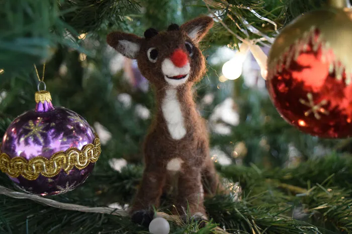 Needle-Felted My Favorite Reindeer For The Holidays