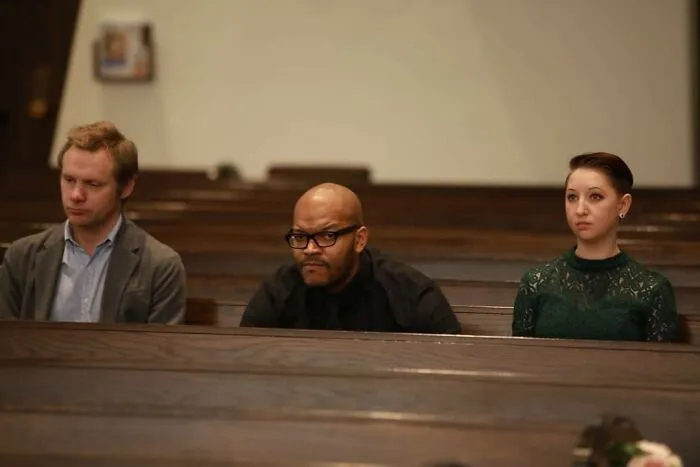 This Is Myself And Two Friends Of Mine. They Recently Broke Up. We Are At A Wedding. This Is The First Time They've Seen Each Other Since The Break-Up. Once Again, I Am Caught In The Middle
