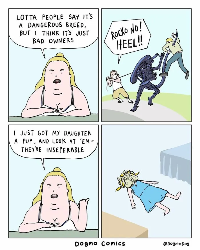 22 Dark Humor Comics With Surprising Twists By Dogmodog (New Pics)