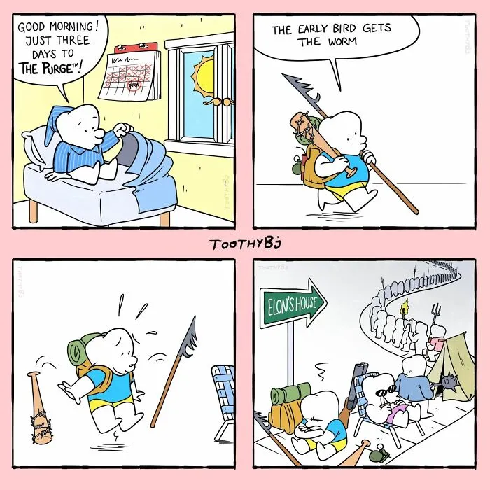 30 Hilariously Dark Comics You Might Enjoy By ToothyBj