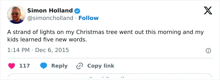 35 Funny Tweets That Capture The Authenticity Of The ‘Magical’ Christmas Tree Decorating Season