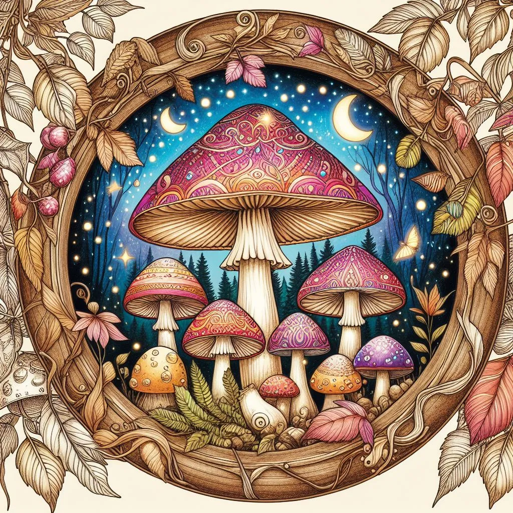 mushroom Magic: Coloring As A Portal To The Enchanting Realm Of Fungi