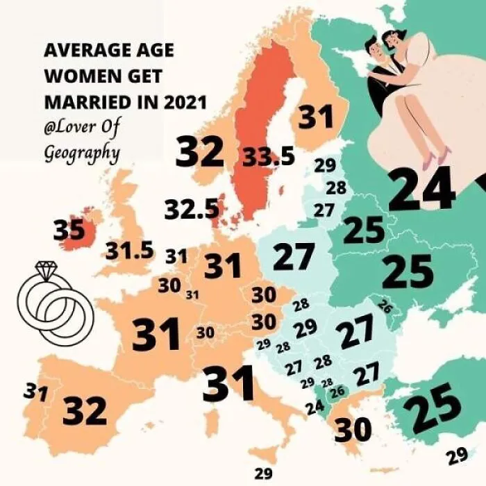 30 Facts About European Countries Shown In The Form Of Maps