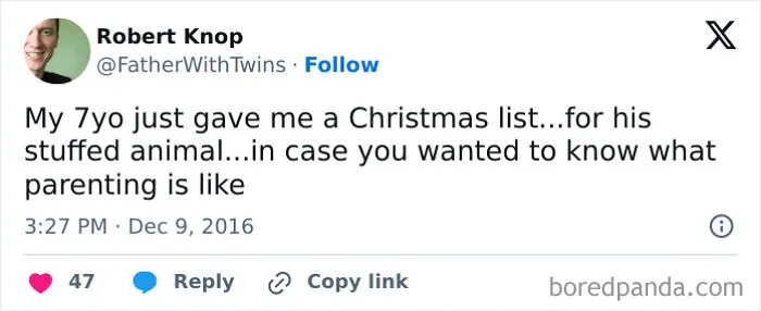 40 Hilarious And Relatable Posts From X About Christmas Shopping As A Parent