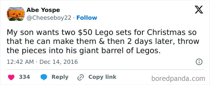 40 Hilarious And Relatable Posts From X About Christmas Shopping As A Parent