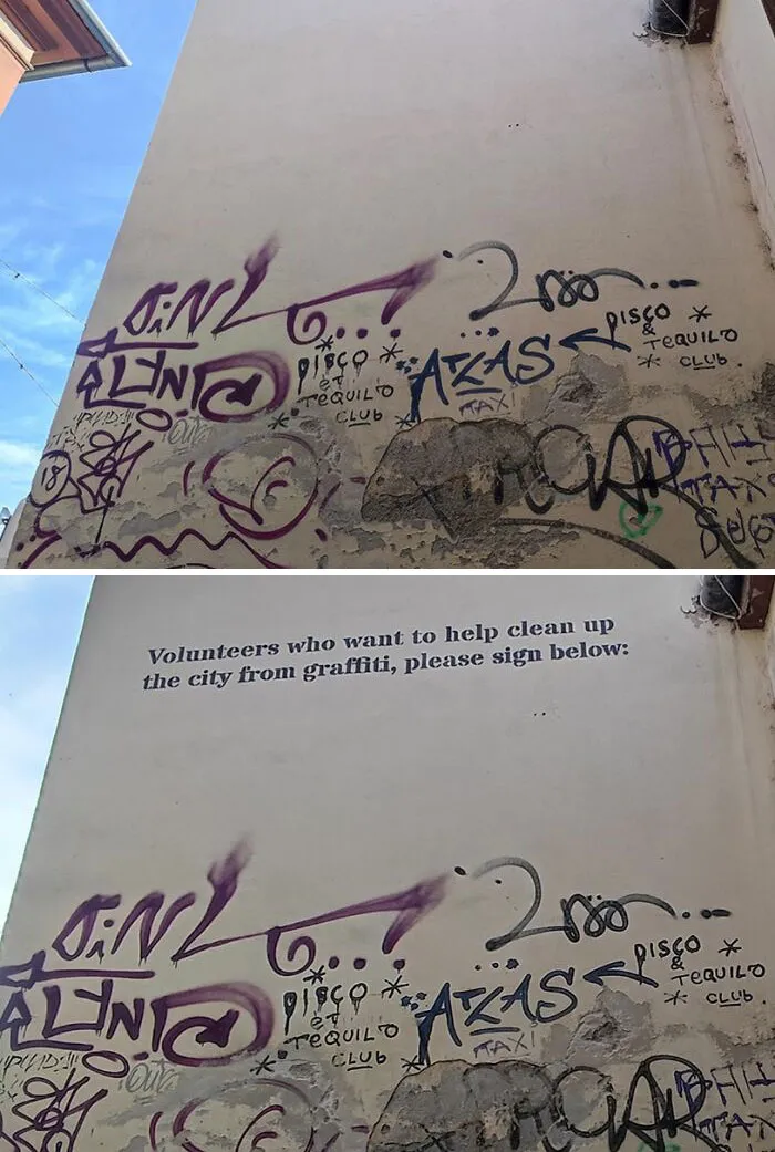 I Transformed Graffiti Tags Into Signed Apologies, Job Application Letters, Checks And More (11 Pics)