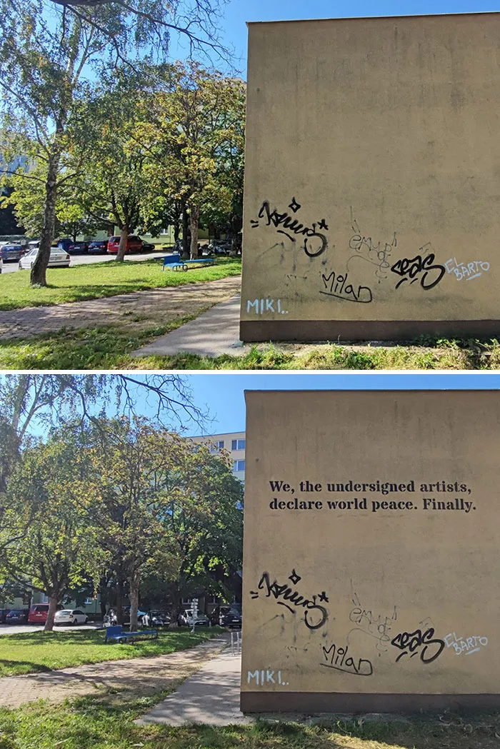 I Transformed Graffiti Tags Into Signed Apologies, Job Application Letters, Checks And More (11 Pics)