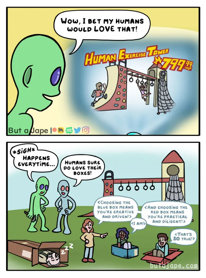 This Artist Makes Comics With Unexpected Twists, And Here Are 30 Of The Newest Ones