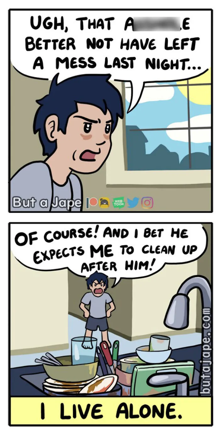 This Artist Makes Comics With Unexpected Twists, And Here Are 30 Of The Newest Ones