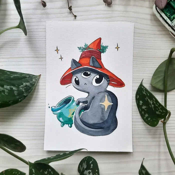 I Painted One Whimsical Illustration A Day For A Month (31 Pics)