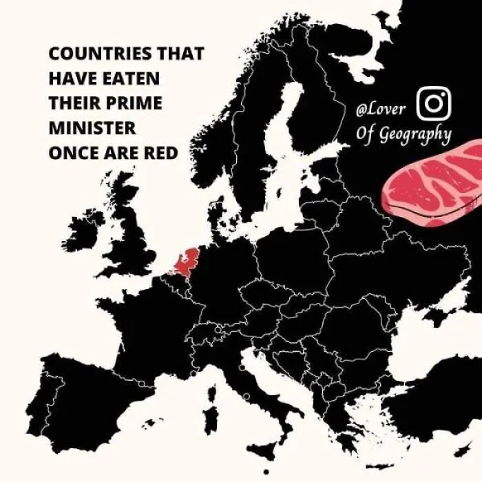 30 Facts About European Countries Shown In The Form Of Maps