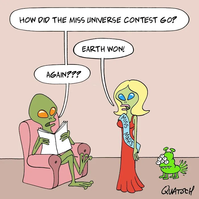 22 Absurd And Witty Comics Depicting Ridiculous Situations By Quatsch (New Pics)