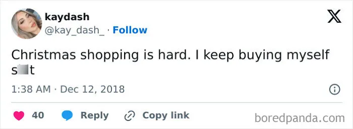 40 Hilarious And Relatable Posts From X About Christmas Shopping As A Parent