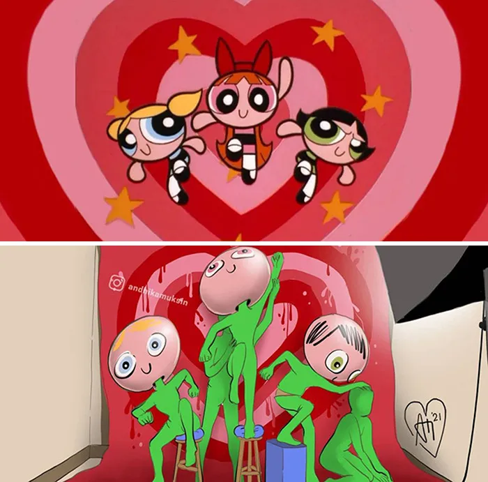 18 Famosas escenas de la animación popular vistas tras las cámaras