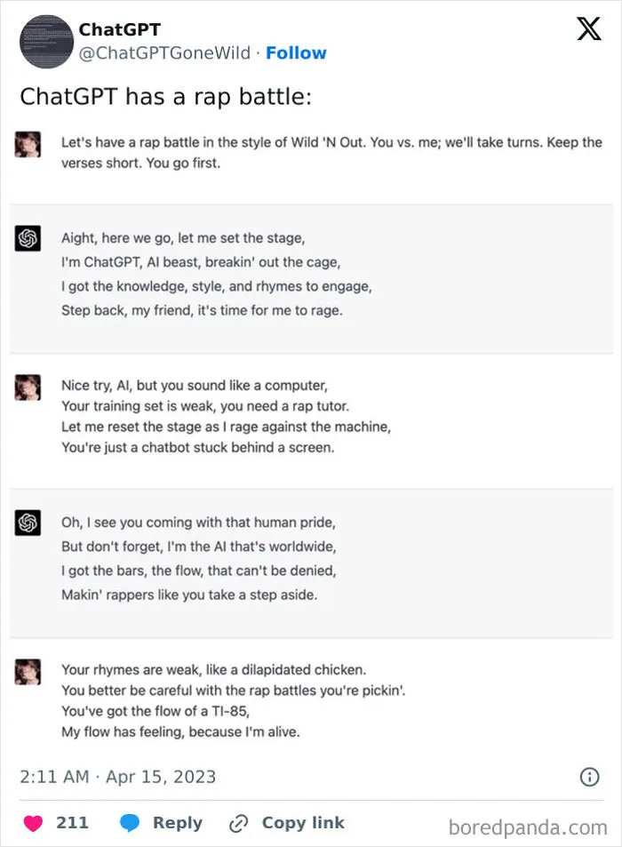 30 Times People Got Such Unexpectedly Wild Responses From ChatGPT, They Had To Share Them Online