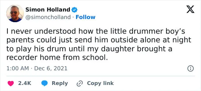 Christmas Music Keeps Blasting In Our Ears Everywhere, And Here Are 30 Of The Funniest Tweets About It