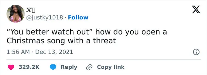 Christmas Music Keeps Blasting In Our Ears Everywhere, And Here Are 30 Of The Funniest Tweets About It