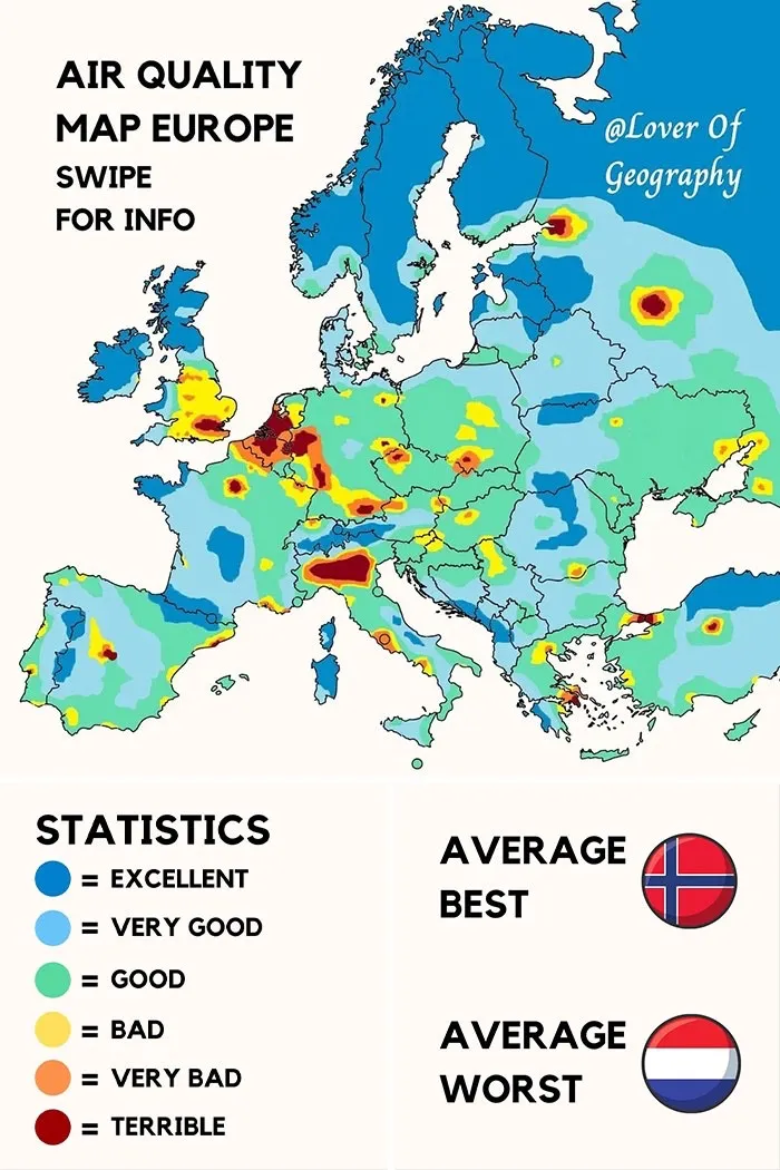 30 Facts About European Countries Shown In The Form Of Maps