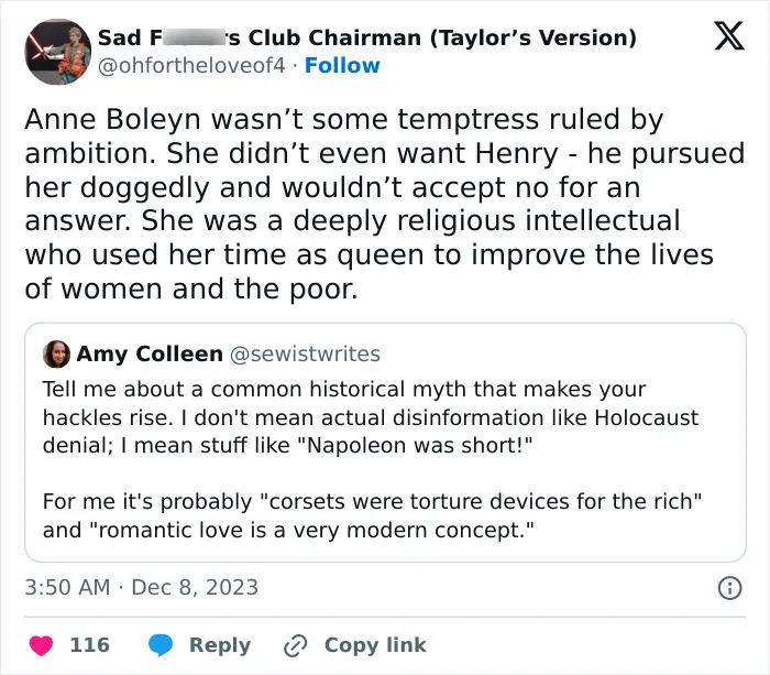 Someone Asks People To Share Common Historical Myths That Annoy Them, And 30 Deliver