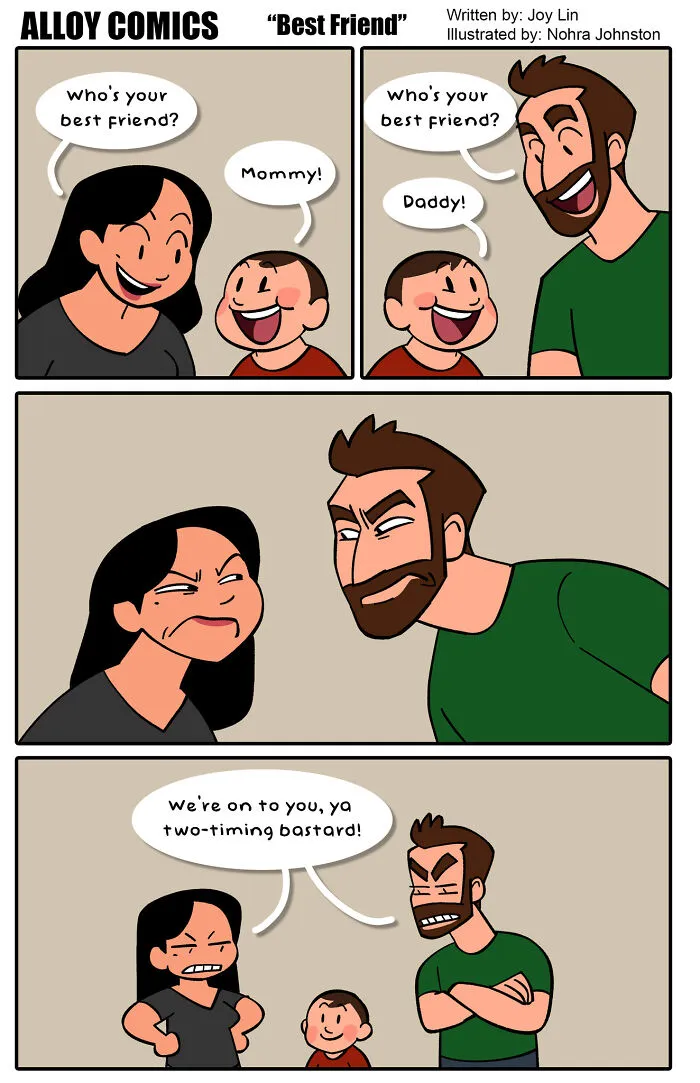 30 Honest Comics About Marriage And Everyday Family Life With A Toddler (New Pics)
