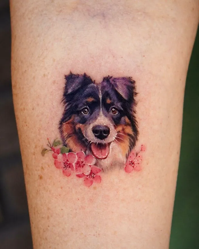 70 Painting-Like Tattoos With Elements Of Nature And Animals By Korean Ink Artist (41 Pics)