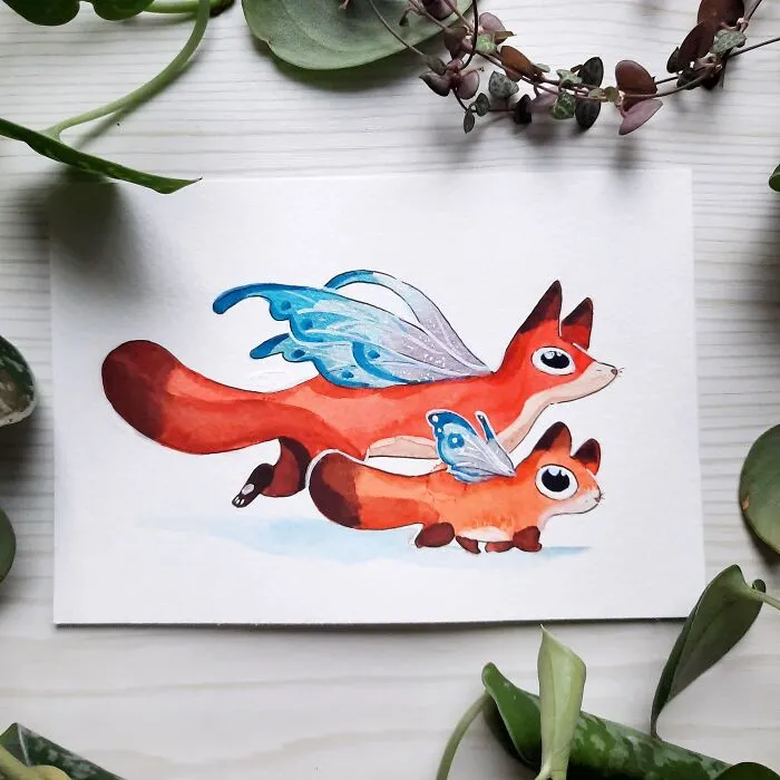 I Painted One Whimsical Illustration A Day For A Month (31 Pics)