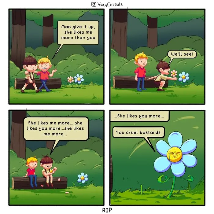 Funny Scenarios With Unexpected Endings, Portrayed In 19 Comics By This Artist (New Pics)