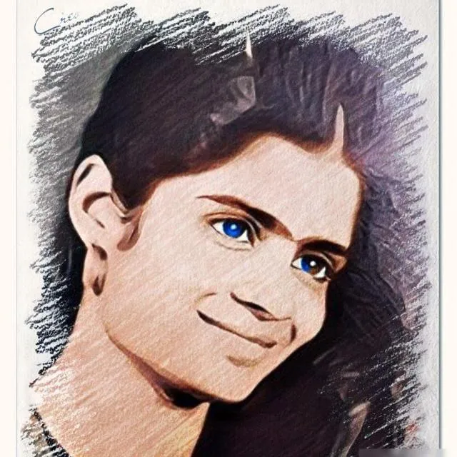 Pencil Strokes Has Taken A Face Of 🎨