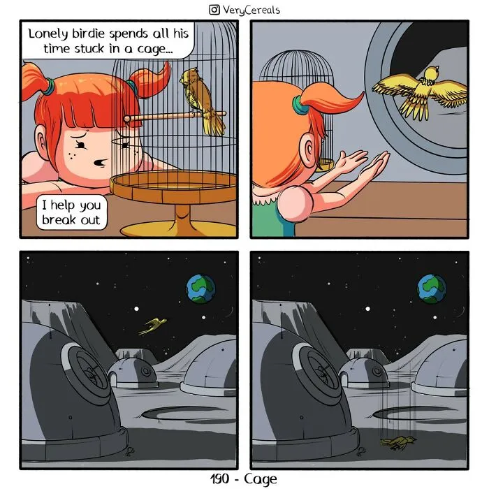 Funny Scenarios With Unexpected Endings, Portrayed In 19 Comics By This Artist (New Pics)