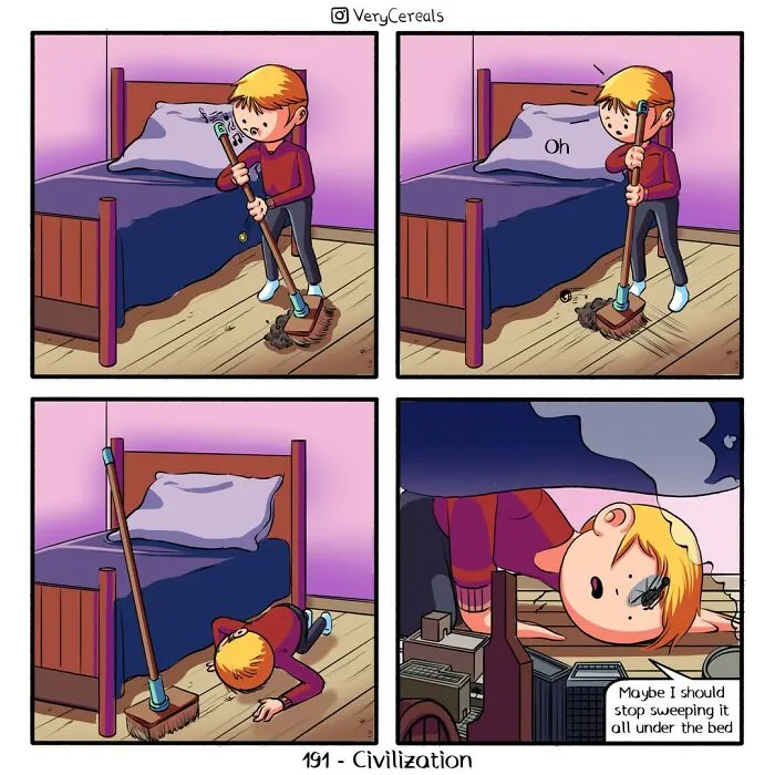 Funny Scenarios With Unexpected Endings, Portrayed In 19 Comics By This Artist (New Pics)