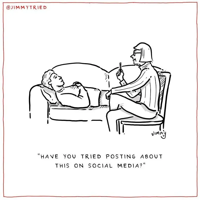 Comedy Has No Bounds: 22 Darker-Toned One-Panel Comics By Jimmy Craig (New Pics)