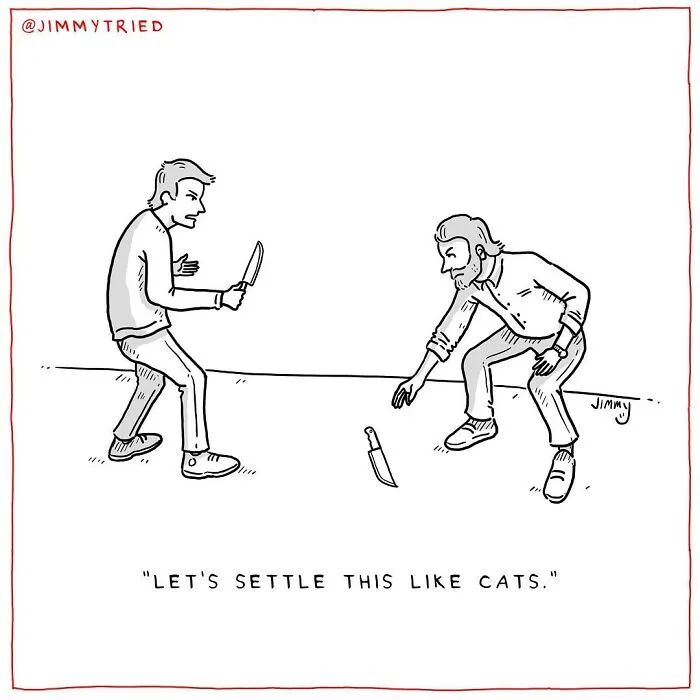Comedy Has No Bounds: 22 Darker-Toned One-Panel Comics By Jimmy Craig (New Pics)