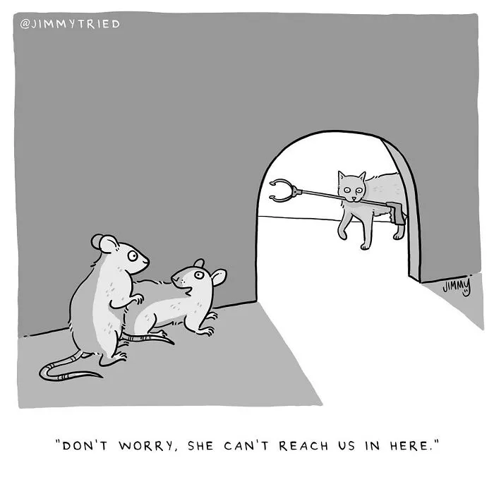 Comedy Has No Bounds: 22 Darker-Toned One-Panel Comics By Jimmy Craig (New Pics)