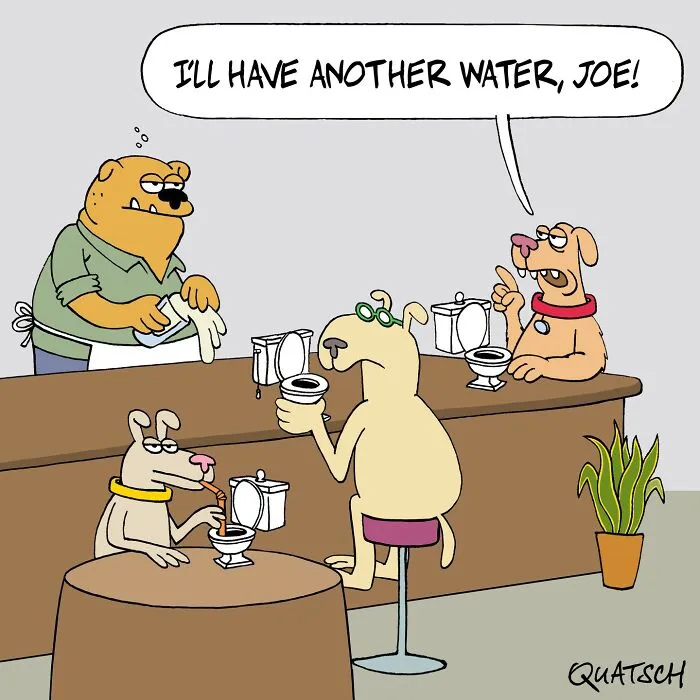 22 Absurd And Witty Comics Depicting Ridiculous Situations By Quatsch (New Pics)