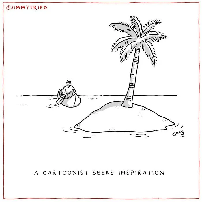Comedy Has No Bounds: 22 Darker-Toned One-Panel Comics By Jimmy Craig (New Pics)