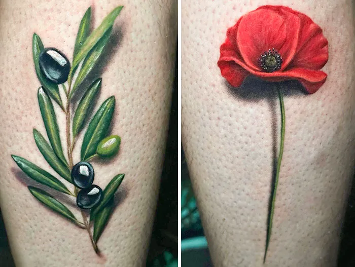 Two Tattoos Dedicated To Parents, They Will Always Walk With You