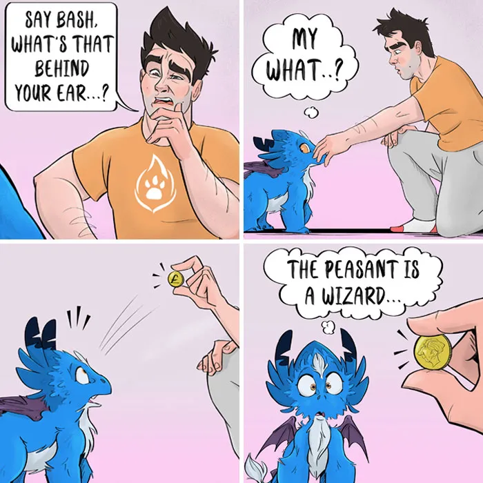 I Create The Series Of Comics “Tim And Bash”, And Here Is My Christmas Special