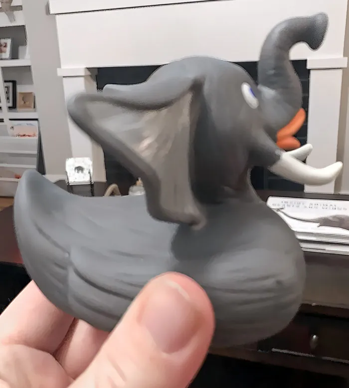 Turns Out The Elephant-Duck Is A Thing. My Birth Mom Randomly Bought This For My Daughter