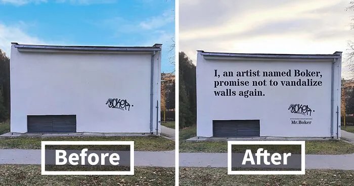 I Transformed Graffiti Tags Into Signed Apologies, Job Application Letters, Checks And More (11 Pics)