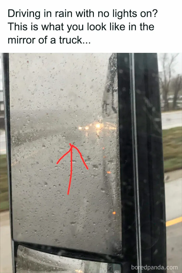 The Answer To The Question “Why Do I Need My Lights On? It’s Only Rain”