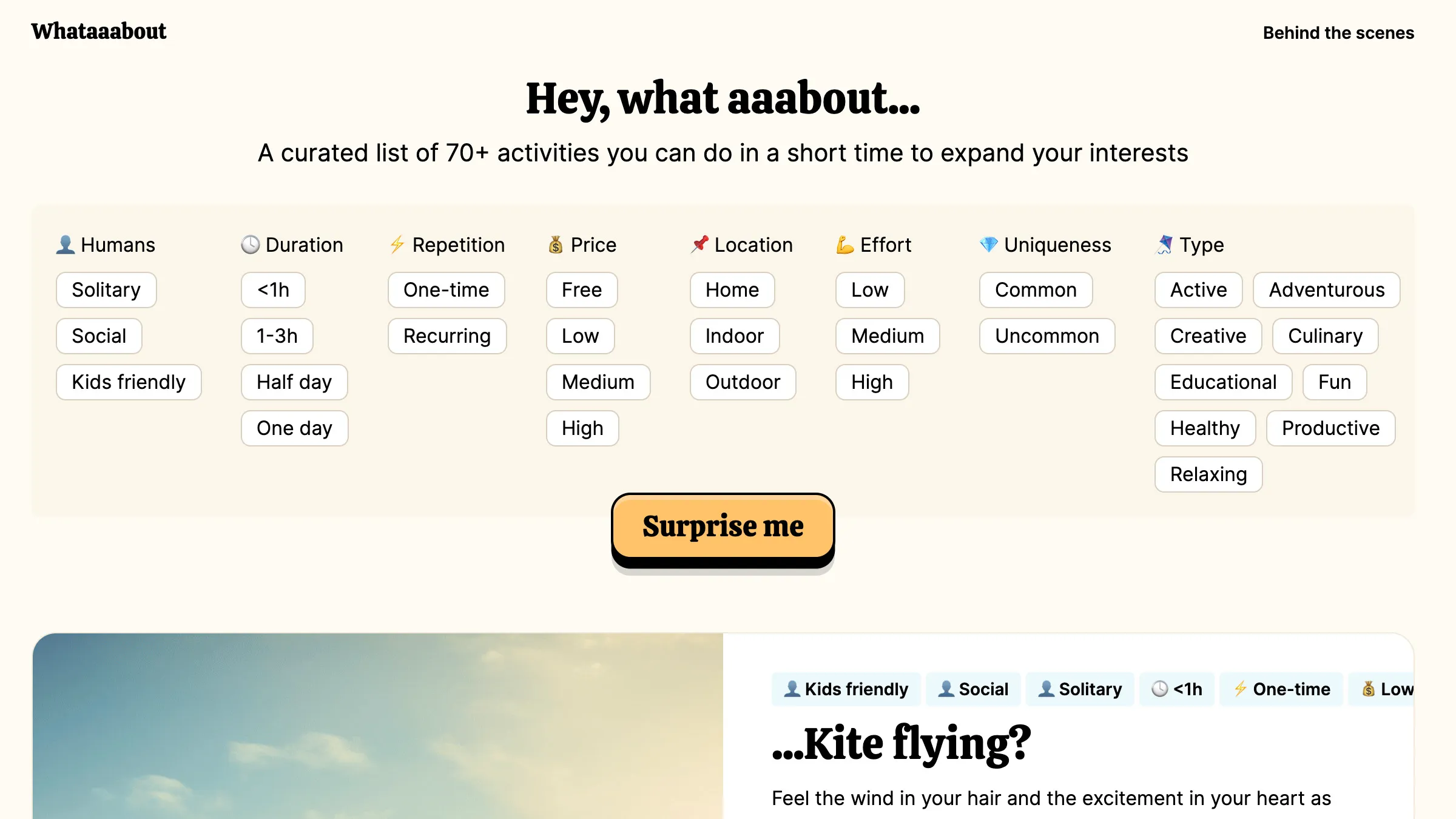 I Collected 70+ Interesting And Unusual Activities To Add A Spark To The Daily Routine — And Made A Website Out Of It
