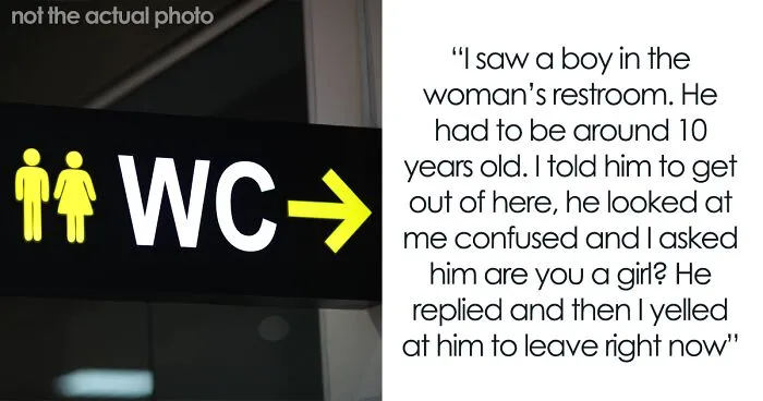"Are You A Girl?": Woman Goes After A Boy In The Women's Bathroom, Is Surprised It Backfires