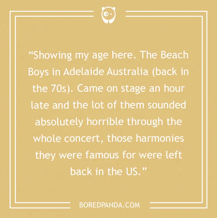 42 Of The Worst Concerts Ever These People Had The Dubious Pleasure Of Witnessing