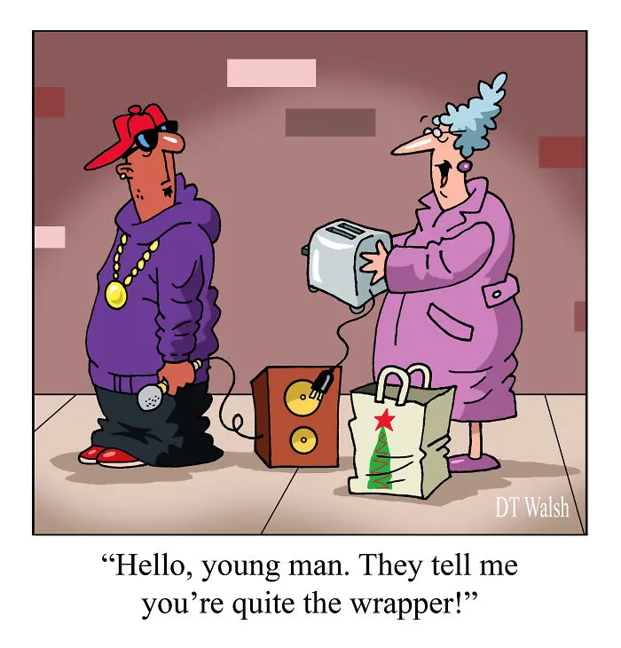 20 Festive Cartoons That I Made For The Christmas Season
