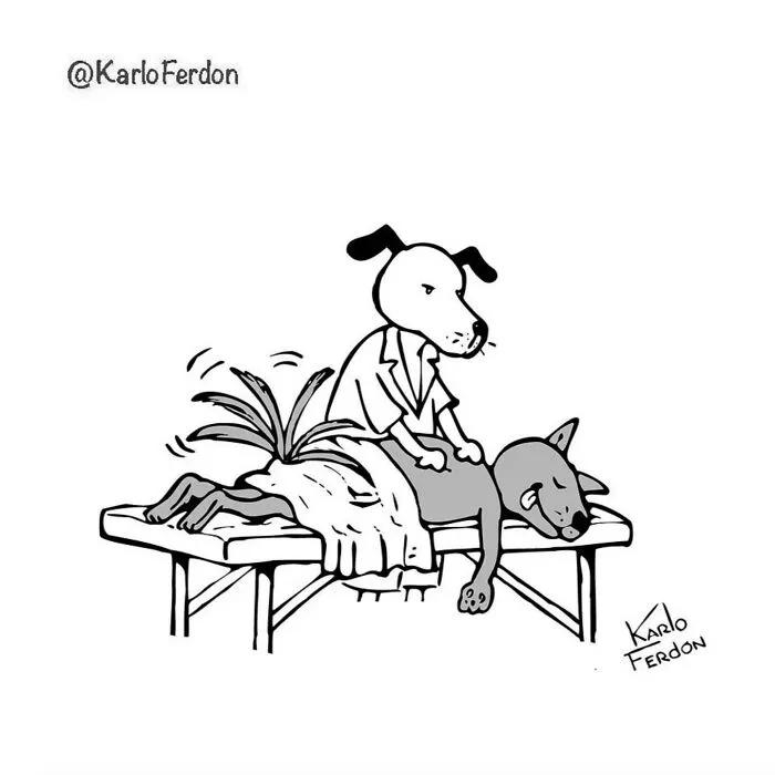22 Wordless One-Panel Comics Featuring Dogs By Karlo Ferdon