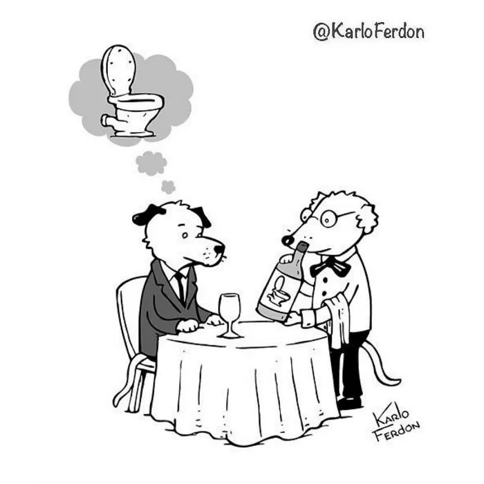 22 Wordless One-Panel Comics Featuring Dogs By Karlo Ferdon