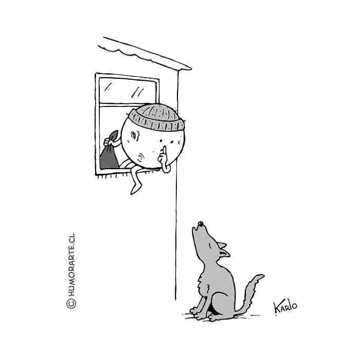 22 Wordless One-Panel Comics Featuring Dogs By Karlo Ferdon