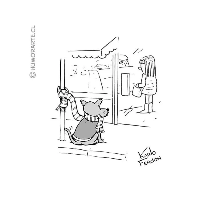 22 Wordless One-Panel Comics Featuring Dogs By Karlo Ferdon