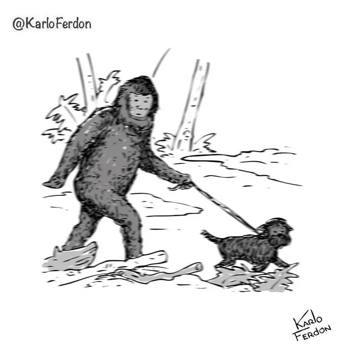 22 Wordless One-Panel Comics Featuring Dogs By Karlo Ferdon
