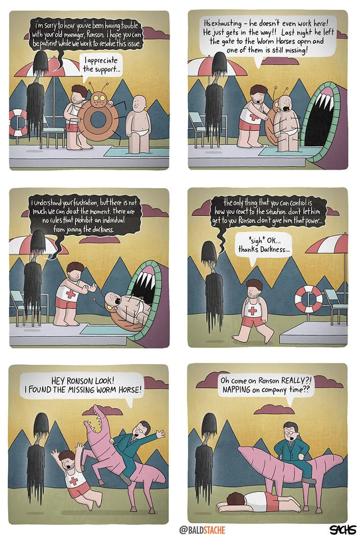 30 Absurdly Funny Comics With Unexpected And Sometimes Dark Turns (New Pics)
